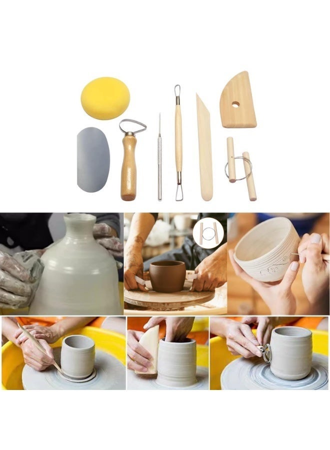 Arabest Clay Tools Kit, 52 PCS Complete Clay Tools Set for Sculpting and Pottery, Pottery Tools Includes Polymer Clay Tools, Sculpting Tools, Ceramic Tools, Clay Carving Tools, Perfect Pottery Tool Kit - Image 5